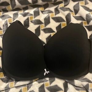Cacique Black Women's Bra with Bow Accent